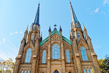 Obraz premium Steeples of St Duncans Basilica