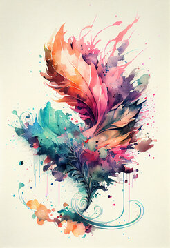 Watercolor Floral Arrangement