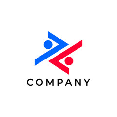 Company business logo vector icon illustration