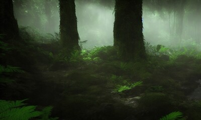 Obraz premium Rain Forest