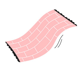 Pink carpet or rug