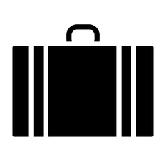suitcase glyph icon