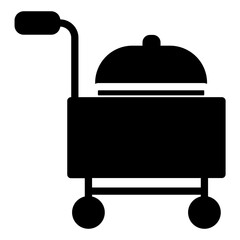 room service glyph icon