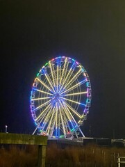 Ferris wheel in the night