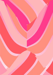 The background image is in pink tones, using shapes to arrange. Composition with gradation used for graphics