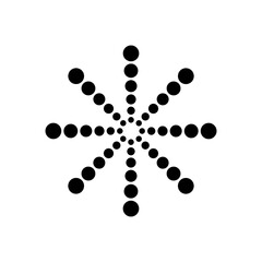 Hipster rays from circles. Abstract geometric surface. Dynamic frame. Round shape. Vector illustration. stock image. 