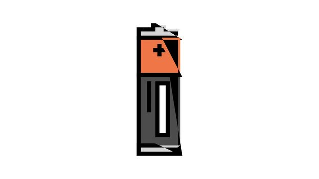 aaa battery power energy color icon animation