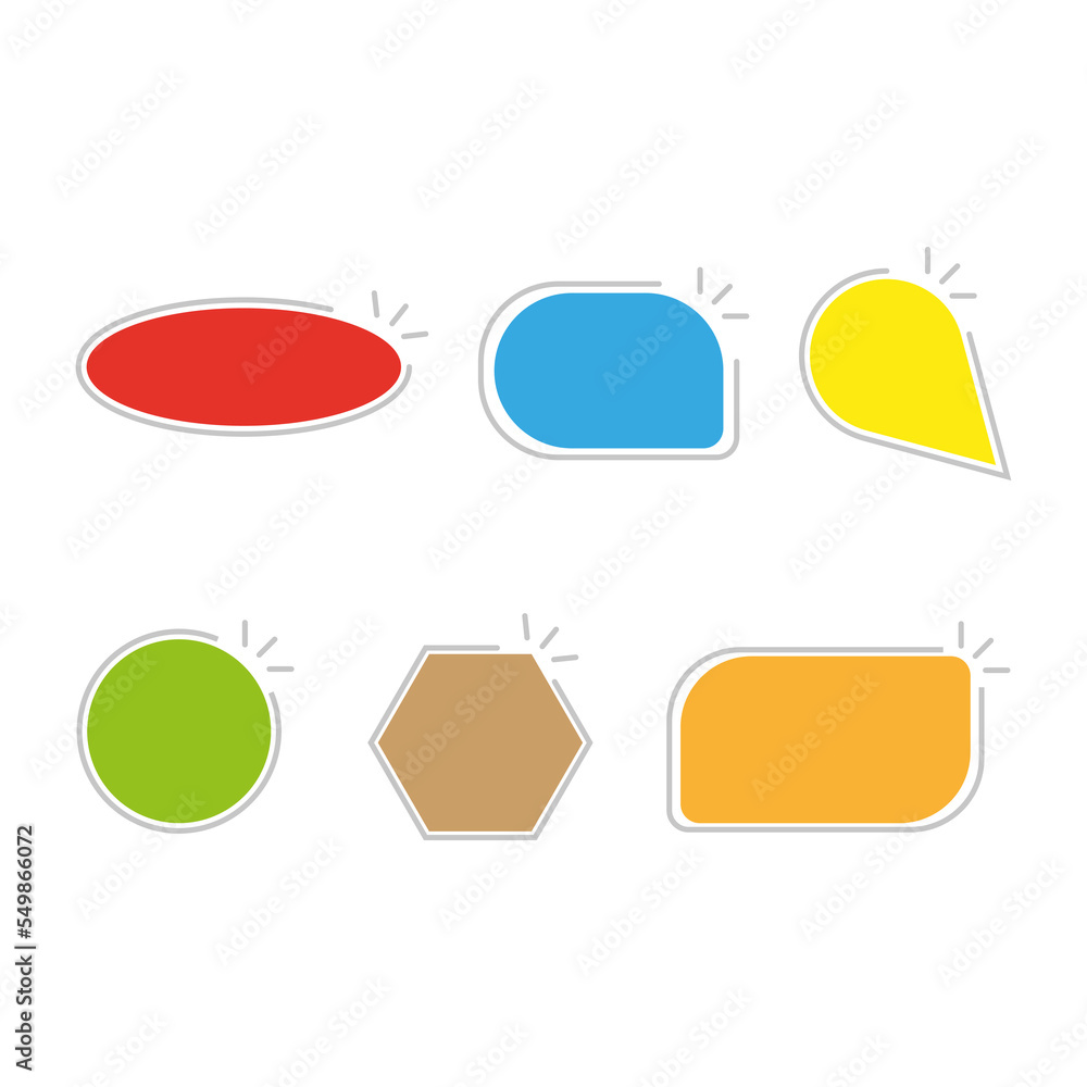 Poster speech bubble quote. chat message icon. digital space. text message. vector illustration. stock imag