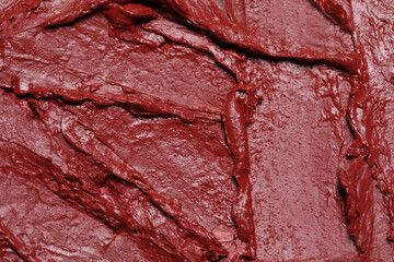 Texture of beautiful lipstick as background, closeup