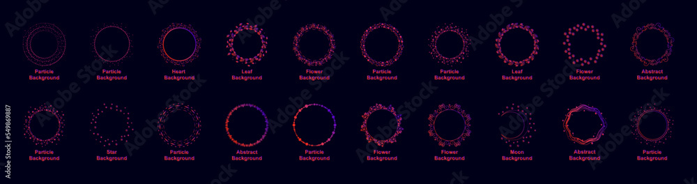 Poster background for text nolan icons collection vector illustration design