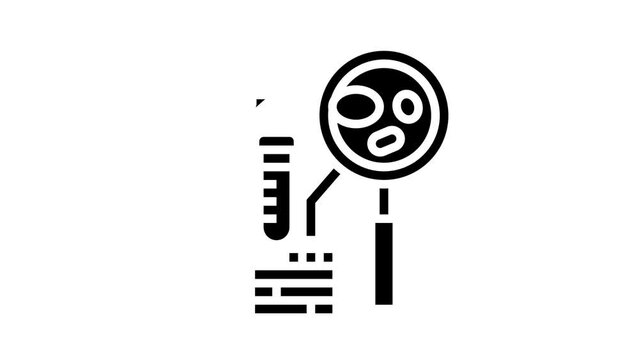diamond-blackfan anemia health problem glyph icon animation