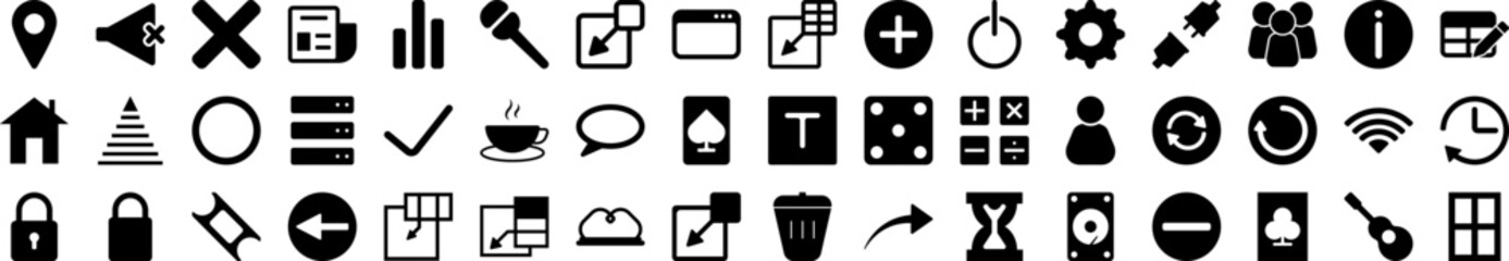 Web icons collection vector illustration design