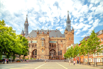 Rathaus, Aachen, Nordrhein Westfalen, Deutschland 