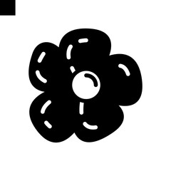 flower icon vector