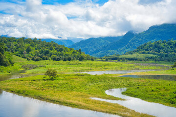 Fototapeta na wymiar 田舎の大自然　タイ・カンチャナブリー