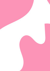 Pink Abstracts Shape Corners Background 