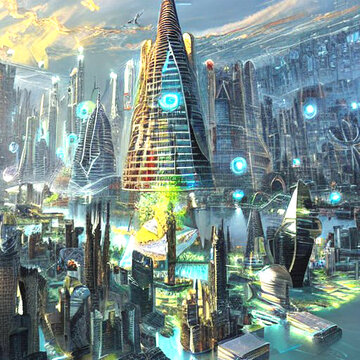３万年後の未来都市