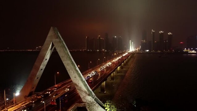 Aerial photography of Furong Square in Changsha, Hunan