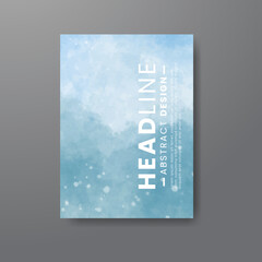 cards with watercolor background. Design for your date, postcard, banner, logo.