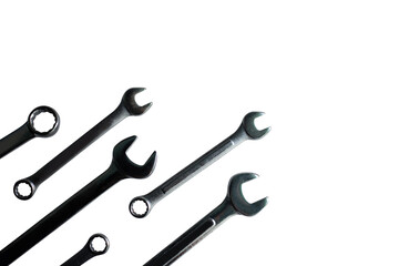 wrench on a white background,with clipping path