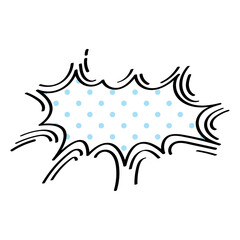 expression cloud pop art style