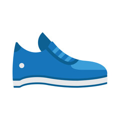 blue tennis shoes sport