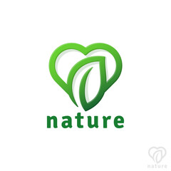 Nature Lover Logo Template With Line Style