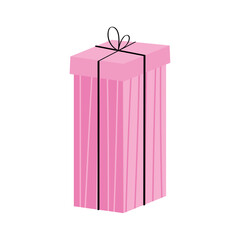 pink gift box present