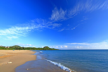 Beach landscape near Kenting National Forest Recreation Area in Hengchun Township, Pingtung County, Taiwan