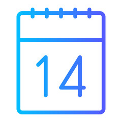 calendar with blue