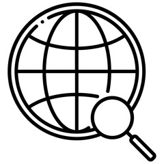 search location world icon