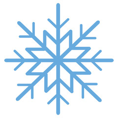 PNG. Snowflake isolated on transparent background. Winter pattern snow ornament PNG design for Christmas