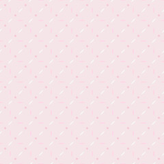 Line and dot seamless pattern. Abstract line and dot background.