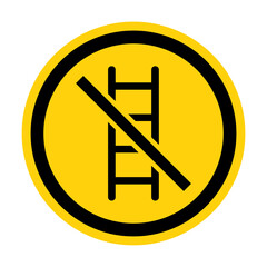 Do Not Use Ladders Symbol
