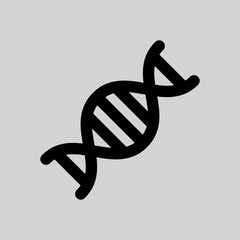 Dna icon in solid style about laboratory, use for website mobile app presentation