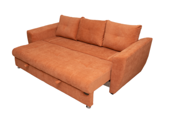 isolated coral sofa, emerald sofa furniture for living room, furniture png	