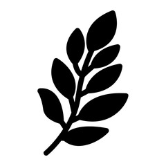 flower glyph icon