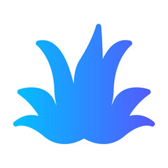 plant gradient icon