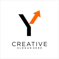 Y Letter Logo Design Template