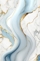 Blue and  white marble background