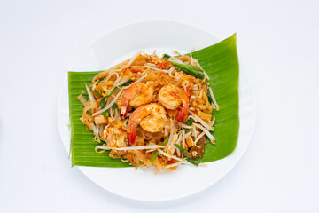 Thai food, Stir-fried rice noodles (Pad Thai)