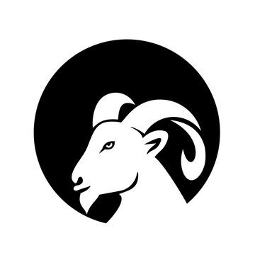 Goat Logo Icon Design Vector