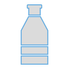 Disposable bottle, distilled water, icon, 