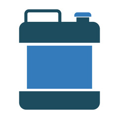 Disposable bottle, plastic canister icon