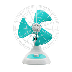 Elecric fan isolated on background