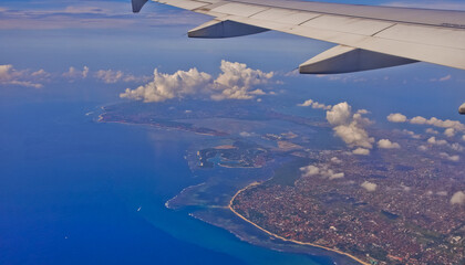 Obraz premium aerial view of Bali island