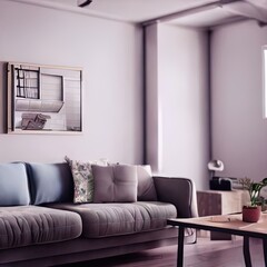 modern concept interior, living room