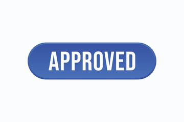 approved button vectors. sign  label speech bubble approved
