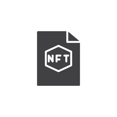 NFT file vector icon