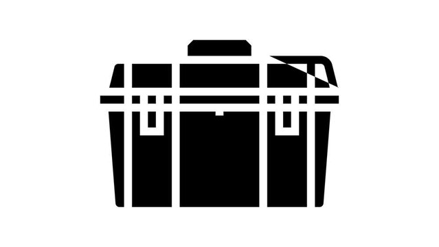 toolbox tool repair line icon animation
